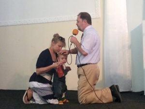 Служение благословения ребенка состоялось в Никополе