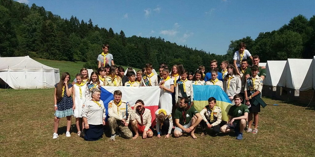 32 Следопыта из Украины побывали на лагере в Чехии