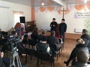 В Мелитополе журналисты и представители городских властей посетили церкви города