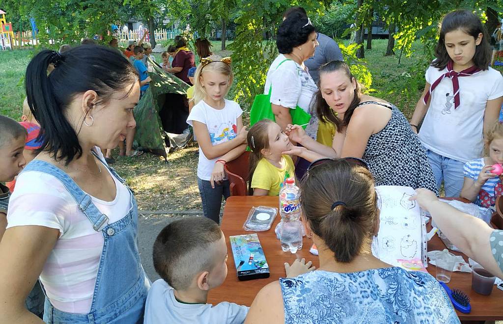 Северные Криворожские общины 3 и 6 организовали детскую познавательно-развлекательную программу «Мандри Слiдопитiв»