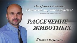 РАССЕЧЕНИЕ ЖИВОТНЫХ. Бытие 15:9,10,17.