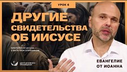 ???? Урок 6. ДРУГИЕ СВИДЕТЕЛЬСТВА ОБ ИИСУСЕ. ЕВАНГЕЛИЕ ОТ ИОАННА / Изучаем Библию с Виталием Олийником