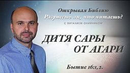 ДИТЯ САРЫ ОТ АГАРИ. Бытие 16:1,2.